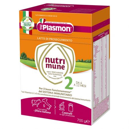 PLASMON PLASMON Nutri-mune 2 pokračovací mléko 2x350 g, 6m+