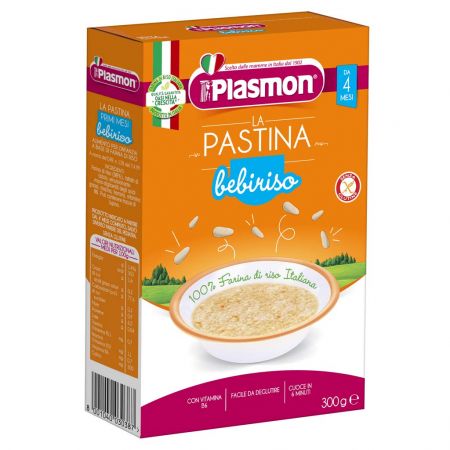 PLASMON PLASMON Moje první těstoviny bezlepkové rýžové Bebiriso slzičky 300 g, 4m+