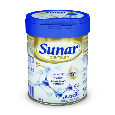 SUNAR SUNAR Premium 3 Mléko batolecí 700 g
