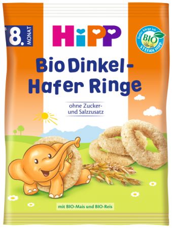 HIPP HiPP BIO Špaldovo-ovesná kolečka od 8. měsíce, 30 g