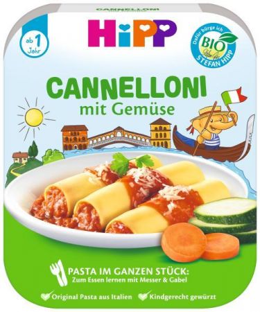 HIPP HiPP BIO Cannelloni se zeleninou od 1 roku, 250 g