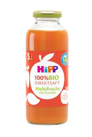 HIPP HiPP 100 % Bio Juice Ovocná šťáva s karotkou
