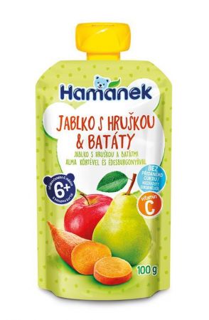 HAMANEK HAMÁNEK Kapsička Jablko hruška batáty 100 g
