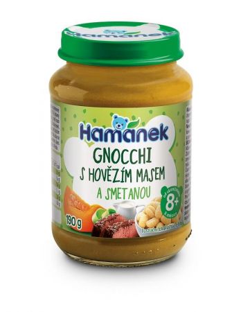 HAMANEK HAMÁNEK Gnocchi s hovězím masem ve smetanové omáčce 190 g