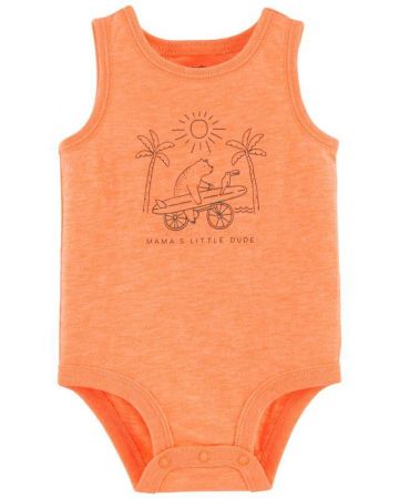 CARTERS CARTER'S Body tílko Orange chlapec NB/ vel. 56