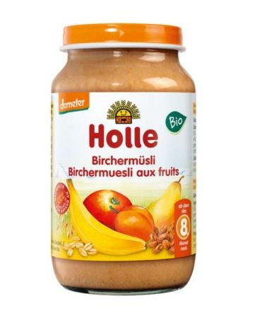 HOLLE HOLLE Ovocné müsli – dětská ovocná přesnídávka, 220 g