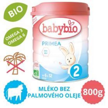 BABYBIO BABYBIO PRIMEA 2 kojenecké bio mléko (800 g)