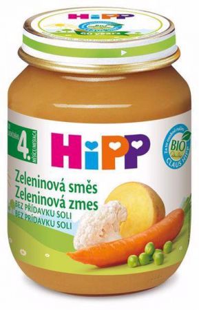 HIPP HiPP BIO zeleninová směs (125 g) - zeleninový příkrm