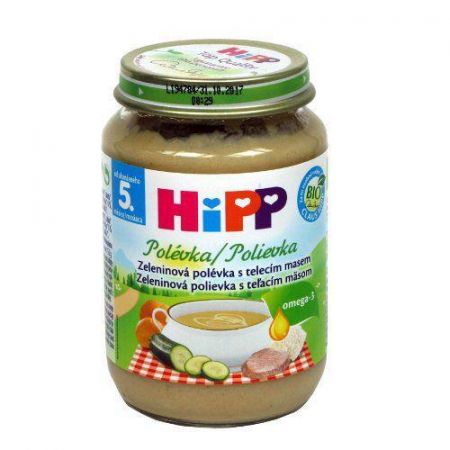 HIPP HiPP BIO zeleninová polévka s telecím masem (190 g)