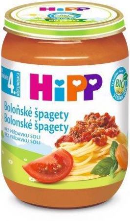 HIPP HiPP BIO špagety v boloňské omáčce (190 g) - maso-zeleninový příkrm