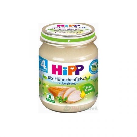 HIPP HiPP BIO kuřecí maso (125 g) - masový příkrm