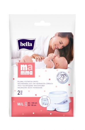 Bella BELLA MAMMA Síťované kalhotky M/L (2 ks)