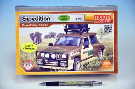 SEVA Stavebnice Monti System MS 14 Expedition Renault M.5 T. 1:28 v krabici 22x15x6cm