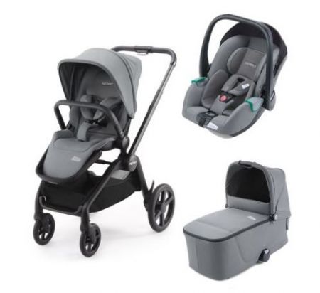 Trojkombinace kočárku Recaro Celona 2022 Trio Prime Silent Grey