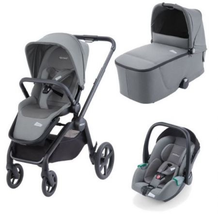 Trojkombinace kočárku Recaro Sadena 2022 Trio Prime Silent Grey