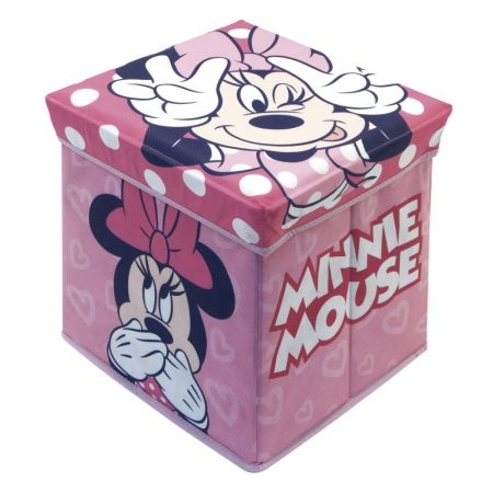 Úložný box na hračky Minnie s víkem
