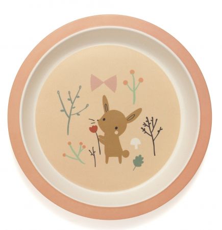 Petit Monkey dětský talíř medvídek dětské talíř medvídek