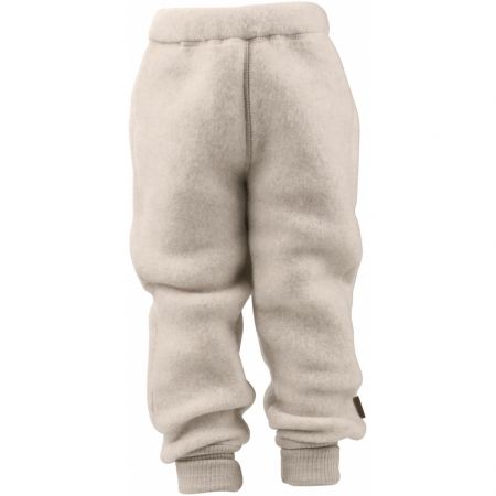 Mikk-Line dětské vlněné merino kalhoty Melange Offwhite 50004 Velikost: 104 Merino vlna