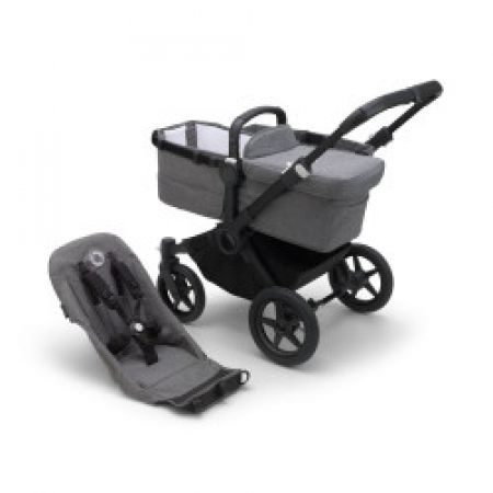 Bugaboo Donkey⁵ základní set Black/Grey Melange