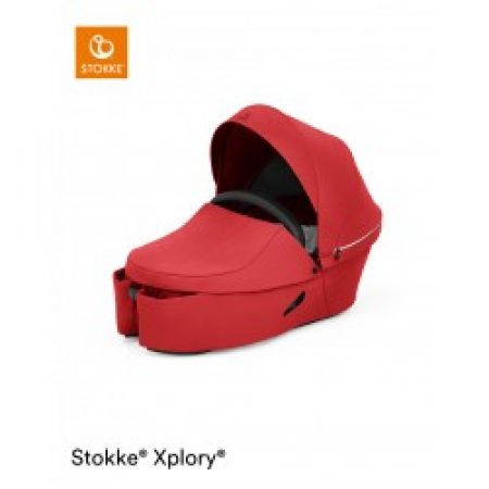 Stokke Xplory X hluboké lůžko 2022 Ruby Red