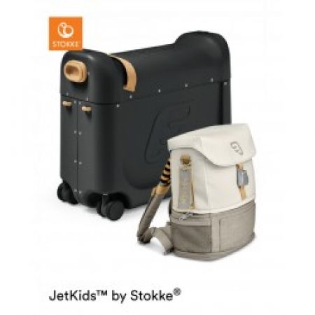 JetKids™ by Stokke® BedBox® 23l set s batohem Black