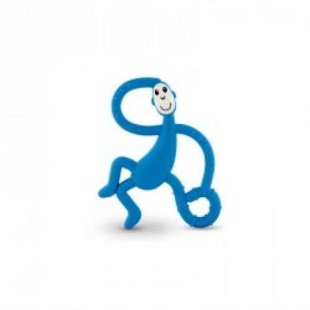 Matchstick Monkey zubní kartáček a kousátko Dancing Monkey 2v1 Blue