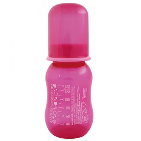 Baby Nova lahev antikoliková 130 ml 0-24 m růžová