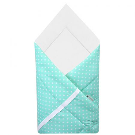 Babyrenka zavinovačka 80x80 Basic Puntík mint