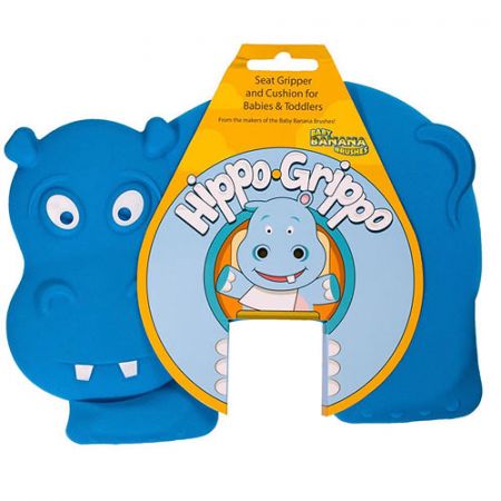 Baby Banana protiskluzové sedátko Hippo Grippo modré