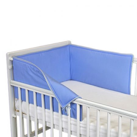 Babyrenka ochranný límec do postýlky 210 cm Uni blue