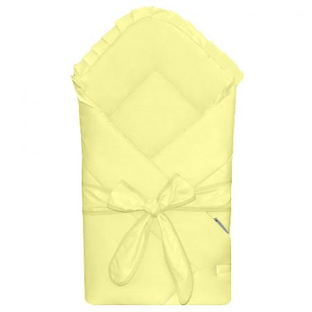 Babyrenka Zavinovačka 80x80 cm Basic s mašlí yellow