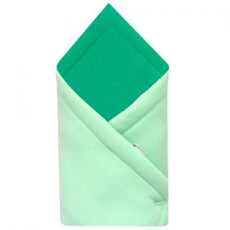 Babyrenka zavinovačka 75x75 Fleece úplet Mint Smaragd