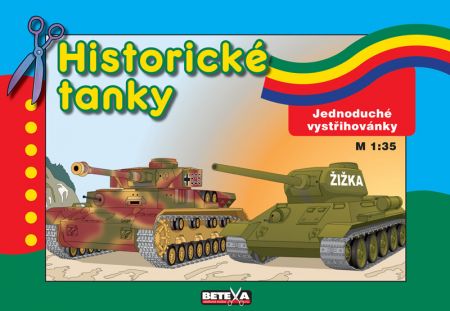 Vystřihovánky Historické tanky