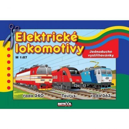 Vystřihovánky Elektrické lokomotivy