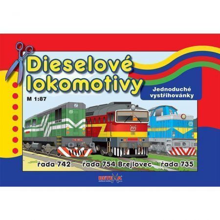 Vystřihovánky Dieselové lokomotivy