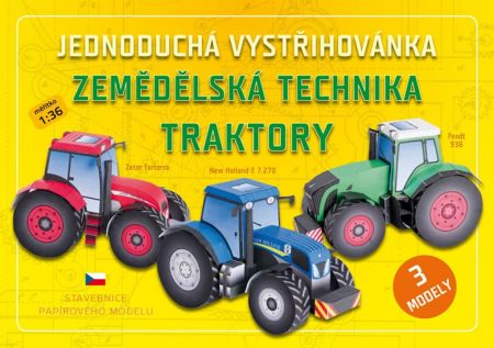 Vystřihovánky - Zemědělská technika - Traktory