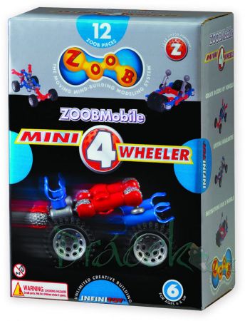 Stavebnice ZOOB Mini 4 Wheeler