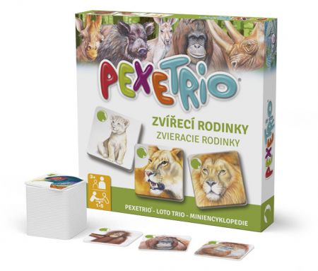 Pexetrio - Zvířecí rodinky 36 dílků