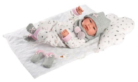 Llorens New Born holčička 84336 - realistická panenka miminko - 43 cm