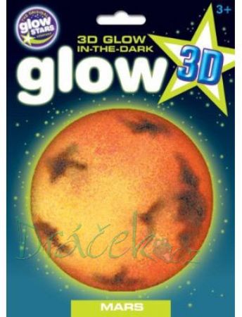 Kreativní sada GlowStars Glow 3D Planety - Mars