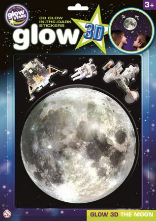 GlowStars Glow 3D Velký Měsíc a Apollo