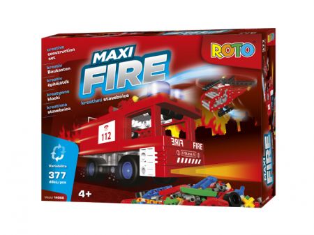 Efko ROTO STAVEBNICE - Maxi FIRE 377 dílků