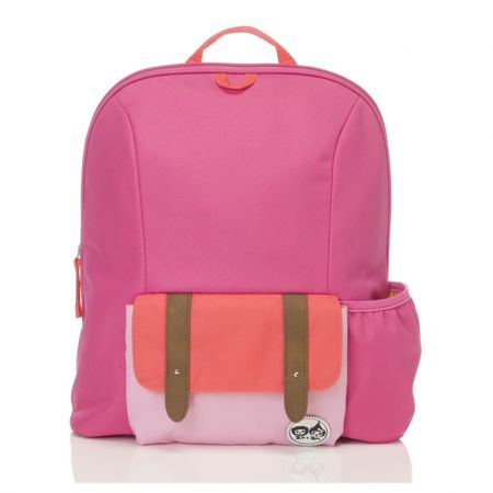 Babymel dětský batoh Pink Colour Block ZIP a ZOE 3+