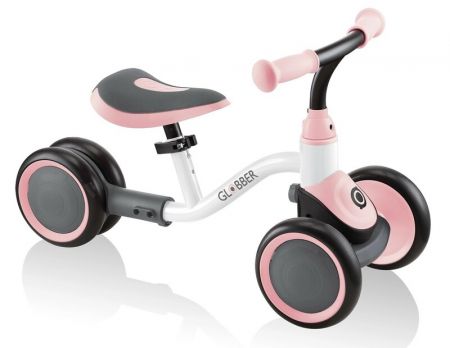 GLOBBER - odrážedlo - Learning Bike - White / pastel Pink