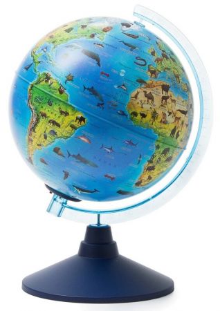 ALAYSKY'S - 32 cm ZOO Cable - Free Globe for kids with Led  EN