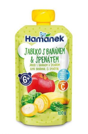 HAMANEK HAMÁNEK Kapsička Jablko banán špenát 100 g