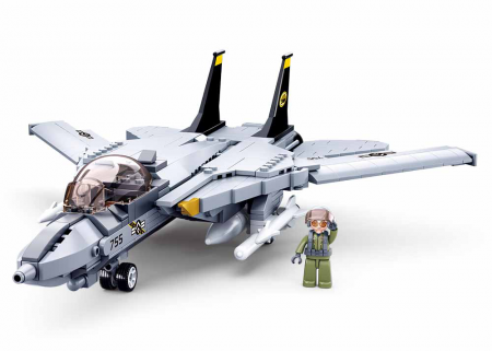 Sluban Model Bricks M38-B0755 Stíhací letoun F-14 Tomcat