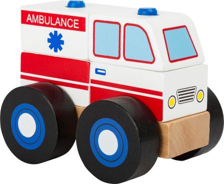 Small foot by Legler Small Foot Dřevěná skládací ambulance