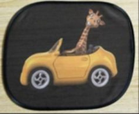 Ikonka Sluneční clona do auta žirafa
