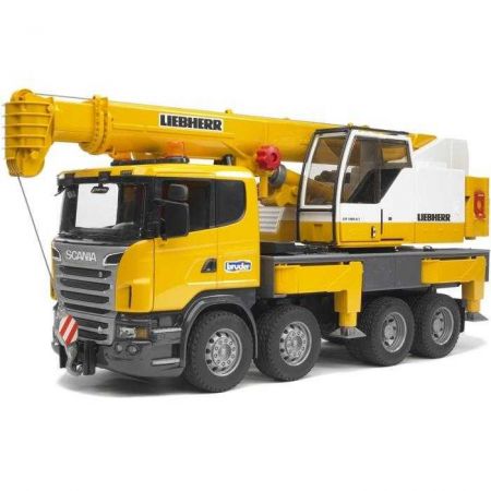 Bruder 3570 Nákladní auto SCANIA jeřáb Liebherr